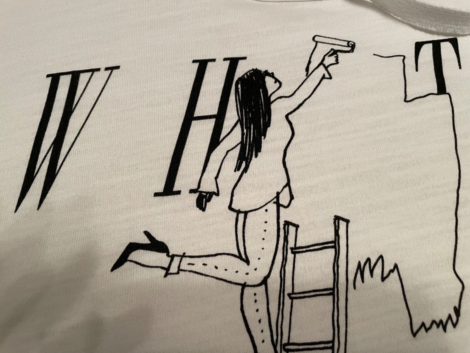 T shirt OFF BIANCA Virgil Abloh felpa con cappuccio media large XL not fear of god cappello Pyrex