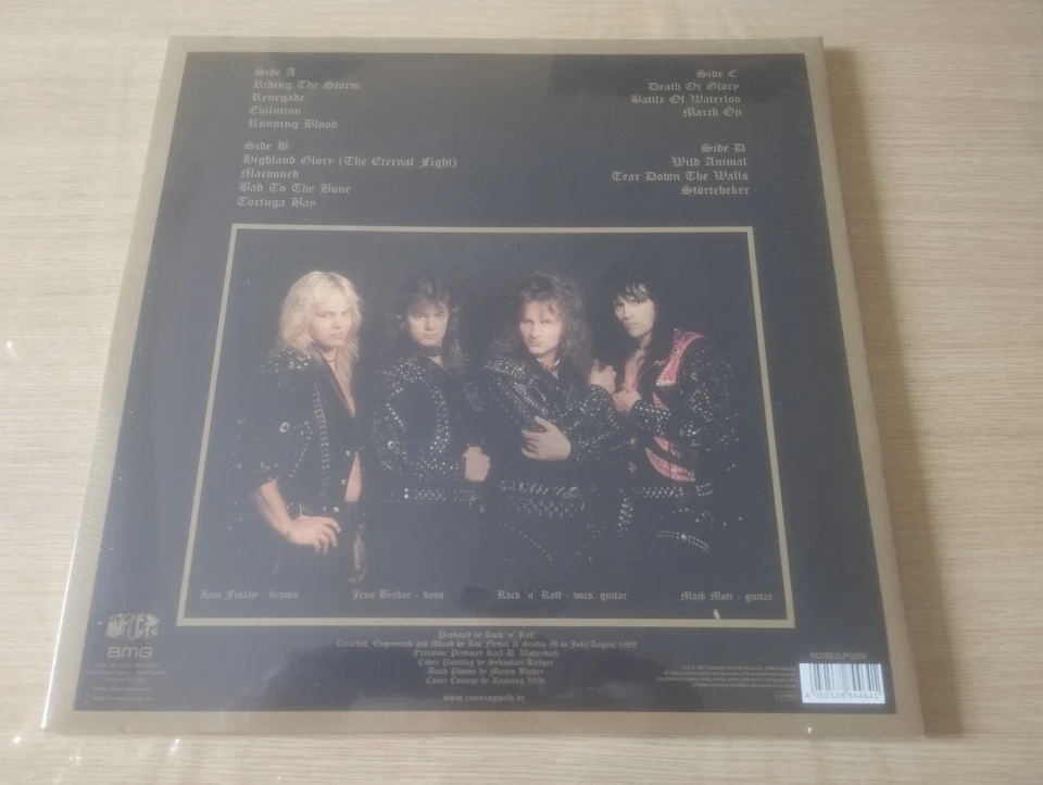 LP  RUNNING  WILD  " DEATH OR GLORY "  2  LP  NEUF  SCELLE  2017 - Photo 4/4