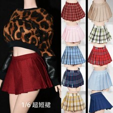 1:6 Girl Miniskirt Pleated Skirt Clothes Fit 12'' Female PH TBL JO Figure Body
