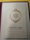 Hotel Zur Goldenen Traube Menu Bill And A Military Greetings Vintage — photo 6
