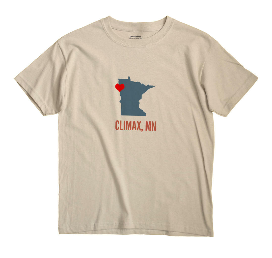 Climax Minnesota MN TShirt HEART eBay
