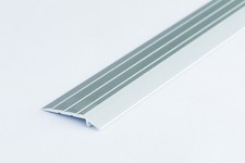 ALUMINIUM DOOR THRESHOLD RAMP  ANODISED FLOOR BAR EDGE TRIM  1 METRE/ 39.37 IN