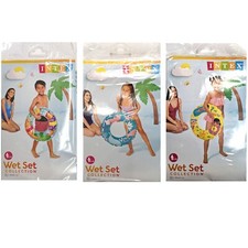 Intex Large 24" Inflatable Swim Rings 6-10 Years Children Rubber Ring 1 Suppied