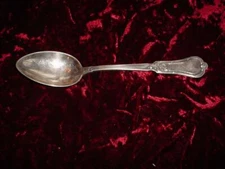 Vintage Art Krupp Berndof  ornate silver plated serving spoon