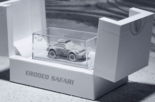 Hot Wheels x Daniel Arsham Eroded Porsche Safari FACTORY SEALED MATTEL HPJ31