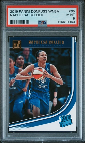 Napheesa Collier 2019 Panini Donruss WNBA #95 RC PSA 9 LYNX