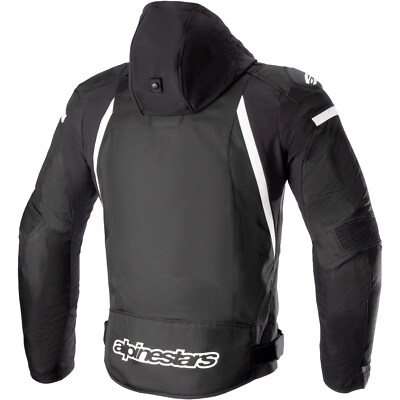 Alpinestars Men's Motorcycle Jacket Size 4XL Zaca Waterproof Black