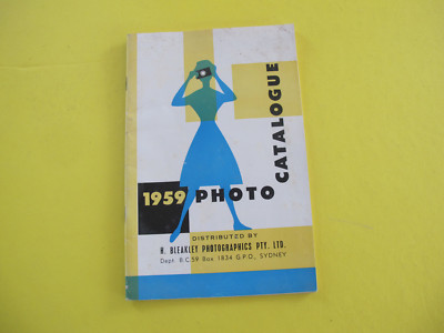 R Bleakey Photographics 1959 Camera Catalogue 48 pages Sydney Australia