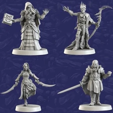 NEXT LEVEL MINIATURES Dragon's Hoard Vol 1: 4x FANTASY FAVORITES STRETCH GOALS!!