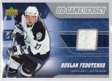 * 2006-07 Upper Deck - Game Jersey #J-RF - RUSLAN FEDOTENKO