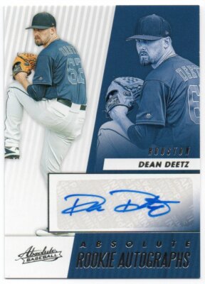 2019 Panini Chronicles Absolute Rookie Autographs ARA-DD Dean Deetz RC Auto