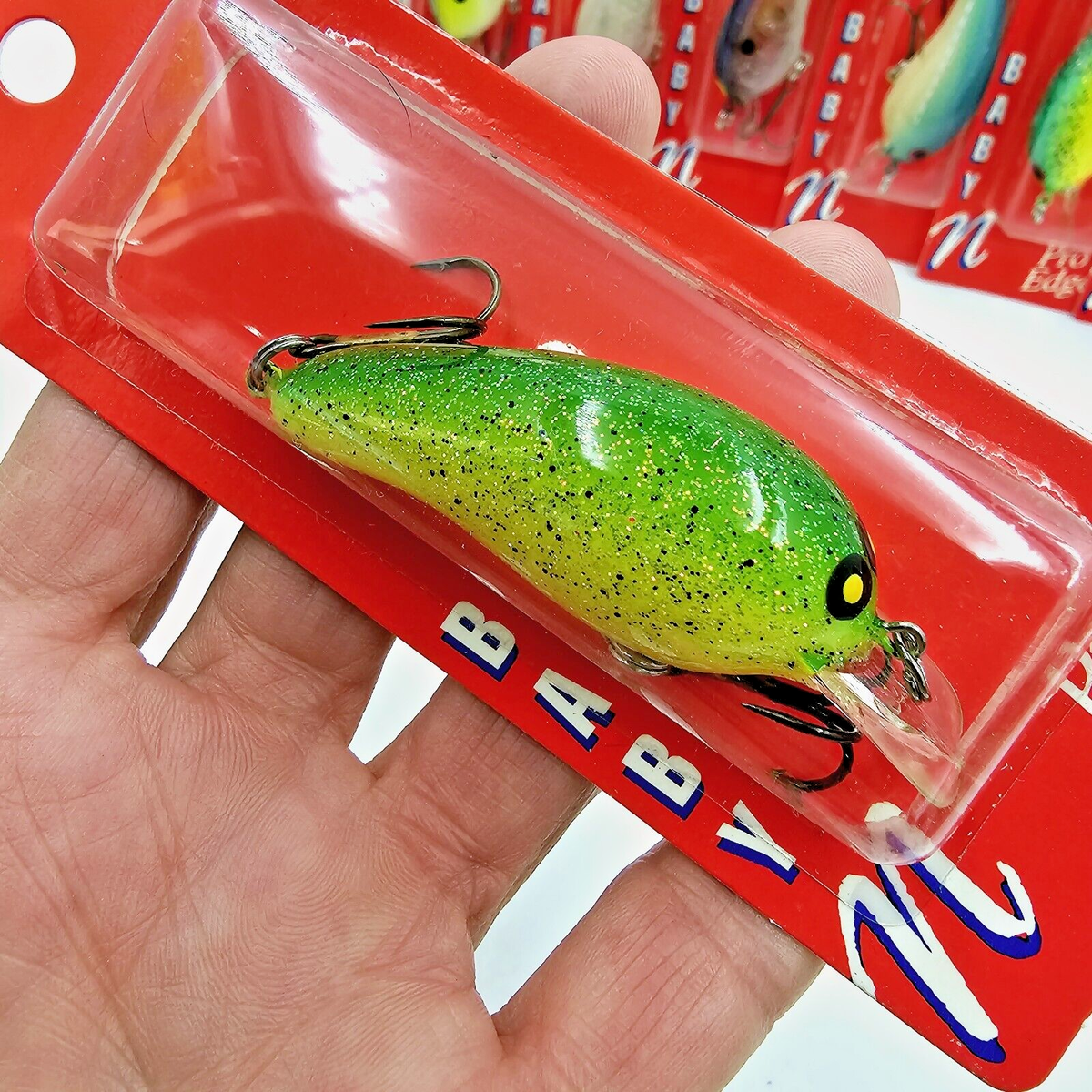 Vtg New Discontinued Norman 1/4oz Baby N Crankbait Fishing Lure 3