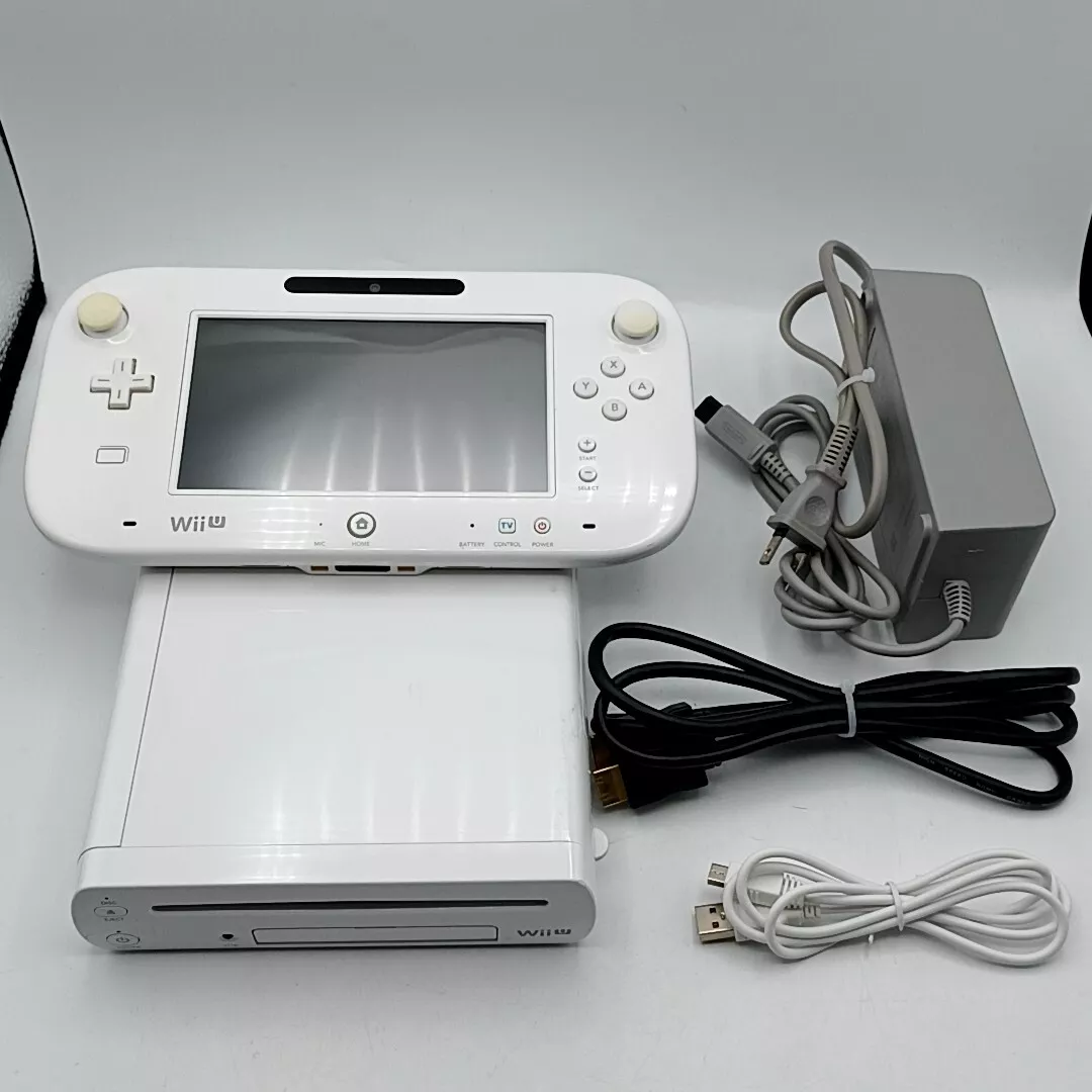 Nintendo Wii U Gaming System 32GB Console + Gamepad Complete Bundle Matte BLACK