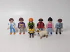 Mixed Lot of 7 Playmobil Figures and a Sheep, 1992 - 2010 Includes Some Vintage