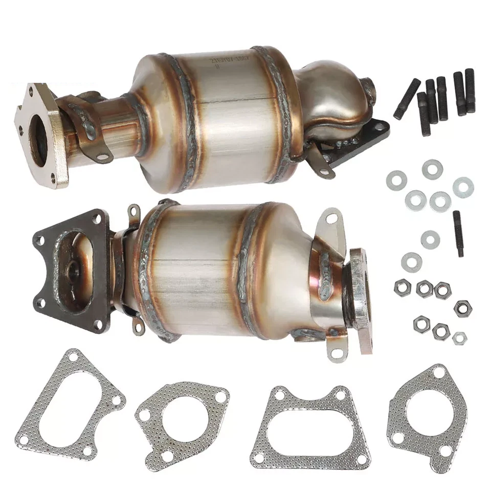 Catalytic Converter For Acura MDX 3.5L 3.7L 2003-2009 BANK 1 & 2 AND REAR Set US Foto 2 de 4