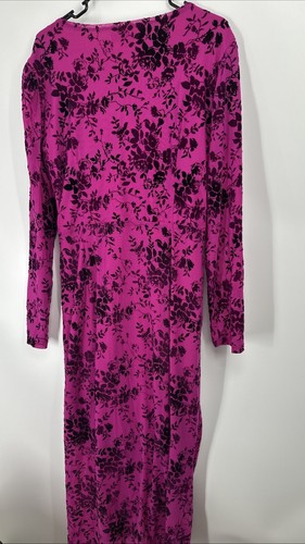 Ivy City Co Lovestruck Dress Size XXL Mesh & Velvet Floral - Picture 6 of 6