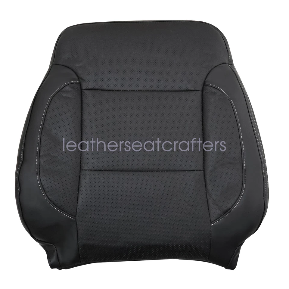 For 2014-2019 GMC Yukon Driver & Passenger Leather Seat Cover Black Driver Foam Foto 4 de 4