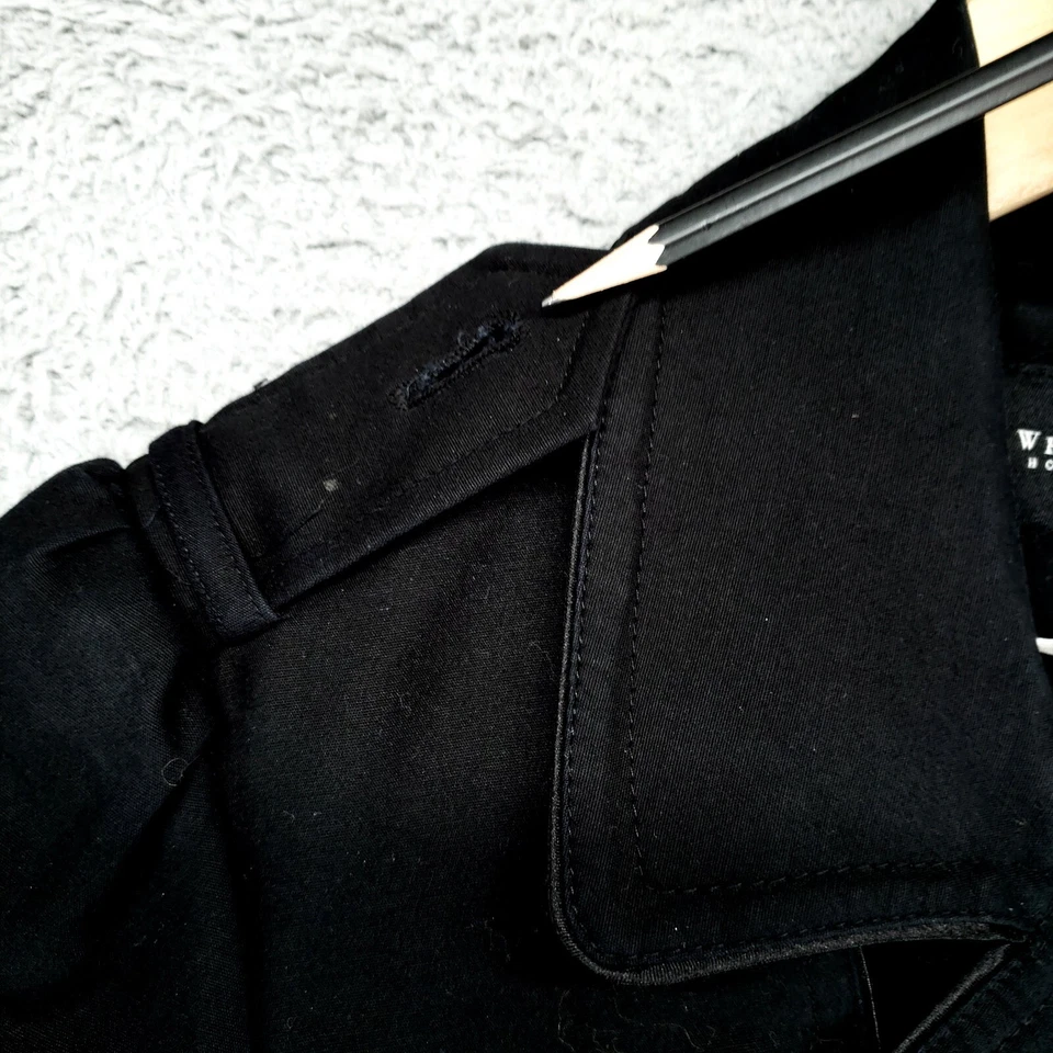 Gabardina forrada de doble botonadura WHITE HOUSE BLACK MARKET para mujer pequeña $248 Foto 3 de 4