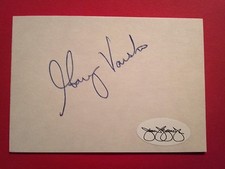 Gary Varsho Cut Index Card Autograph   JSA  Signed  Auto