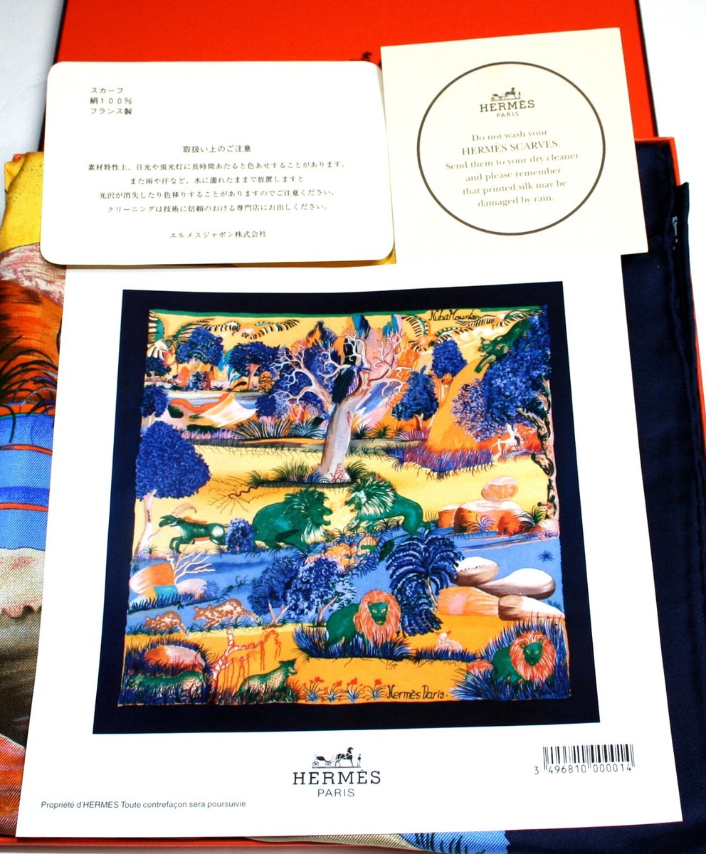 Hermes Vintage Scarf Nuba Mountain Rare in Box | eBay Hermes Vintage Scarf Nuba Mountain Rare in Box | eBay