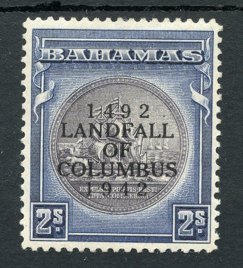 Bahamas 1942 Landfall Max 44% OFF 3s brownish black and SG172b steel blue MM Kansas City Mall