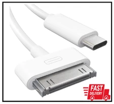 30 Pin to USB-C Adapter Cable for , iPad, iPod - 2m (Next Generation Da...