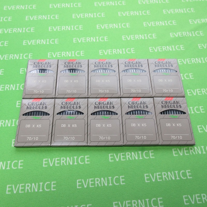 100 ORGAN DBXK5 DB-K5 Round Shank Needles for TAJIMA BRUDAN ZSK Embroidery Mach