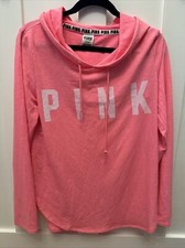 Victoria's Secret PINK - Hot Pink Light-Weight Hooded Pullover - Size M