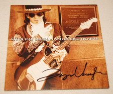 Tyrone Vaughan SIGNED AUTOGRAPH Live CD Booklet Stevie Ray Nephew BLUES GUITAR