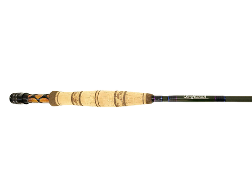 Driftwood Spawn Series Fly Rod 4 piece, 9'0', 6 weight, Snake Guides, Fast - Picture 2 of 5