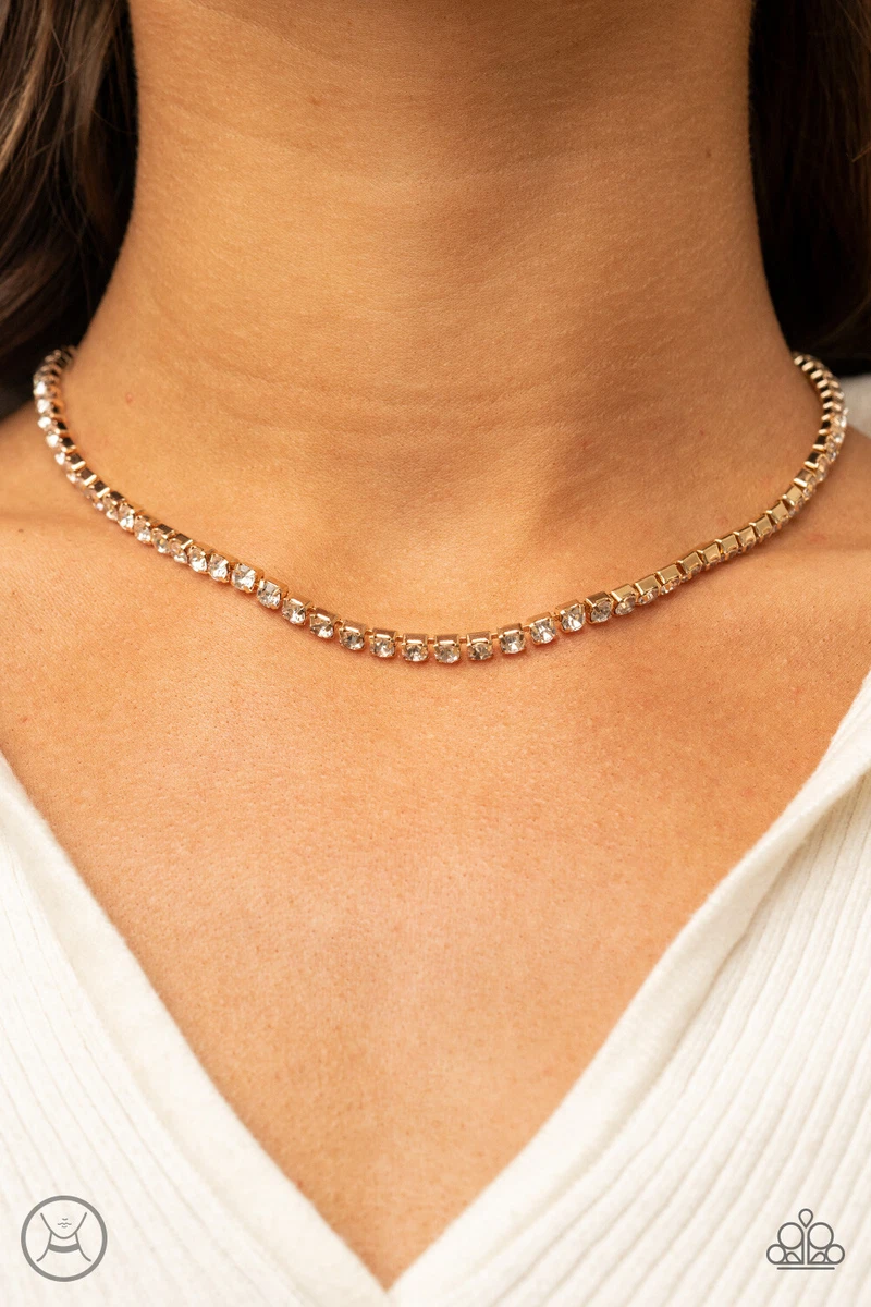Gold choker paparazzi deals