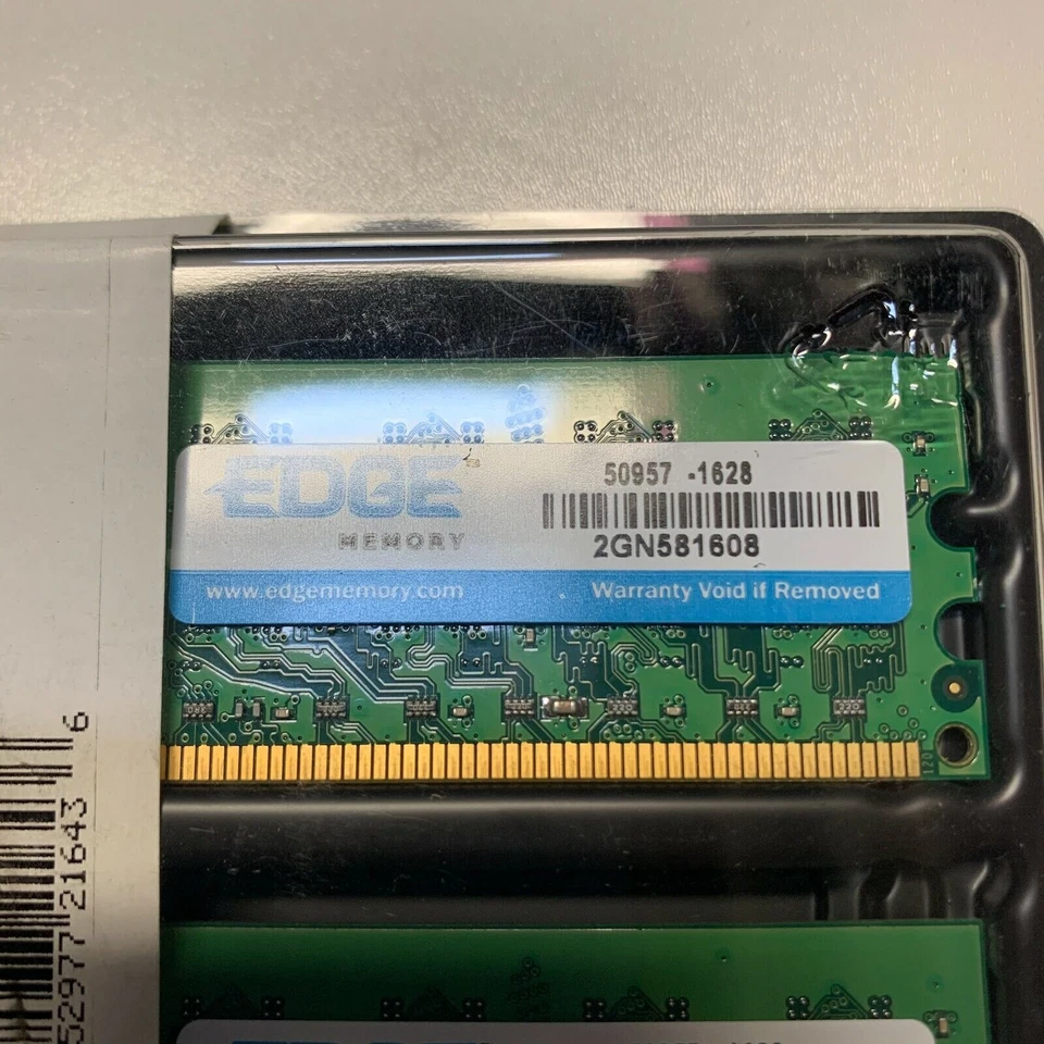 4 GB DDR2-800 PC2-6400 U 666-12 EDGE 2X2GB NONECC PC MEMORY MHZ 240 PIN - Image 4 of 4