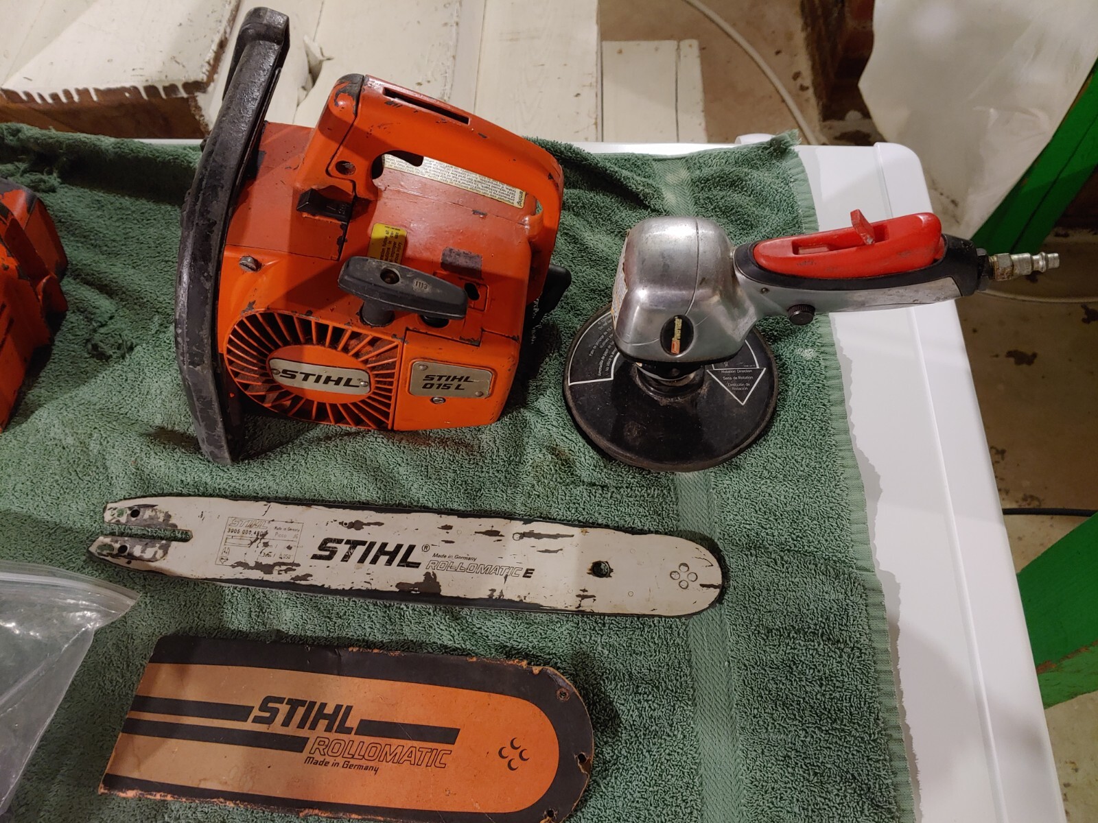 2 used stihl 015 chainsaws eBay