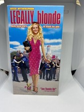 Legally Blonde VHS 2001 Reese Witherspoon Blockbuster Pre-Owned Tested