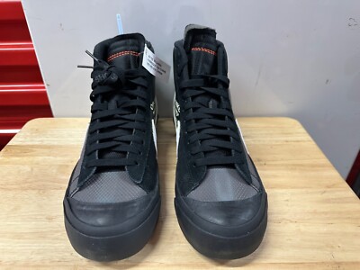 NEW Nike Off-White The Ten Blazer Mid Black White AA3832-001 Men's