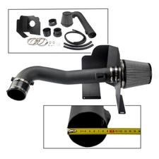 Black Cold Air Intake Kit fits 14-2018 Chevy Silverado GMC 1500 5.3L&6.2L V8 1x