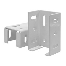 OHIY Aluminum Fence Bracket for Vinyl Fencing fits 2-3/4in Rails 2x Brackets