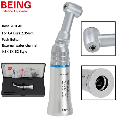 Pieza de mano dental de baja velocidad BEING botón pulsador contra ángulo 2,35 mm NSK EC E tipo - Imagen 2 de 14