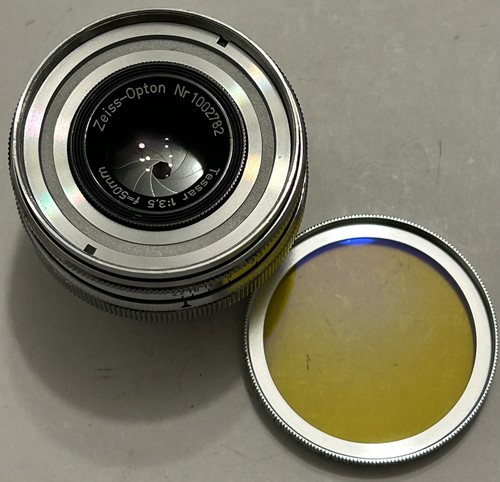Rare Zeiss-Opton 50mm F3.5 Rigid Lens Contax s Mount 94% Condition Fully Working