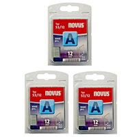 2X 1000 Tackerklammer Novus Typ A 53 12 X 11,3 Mm Superhart Heftklammer 042-0358