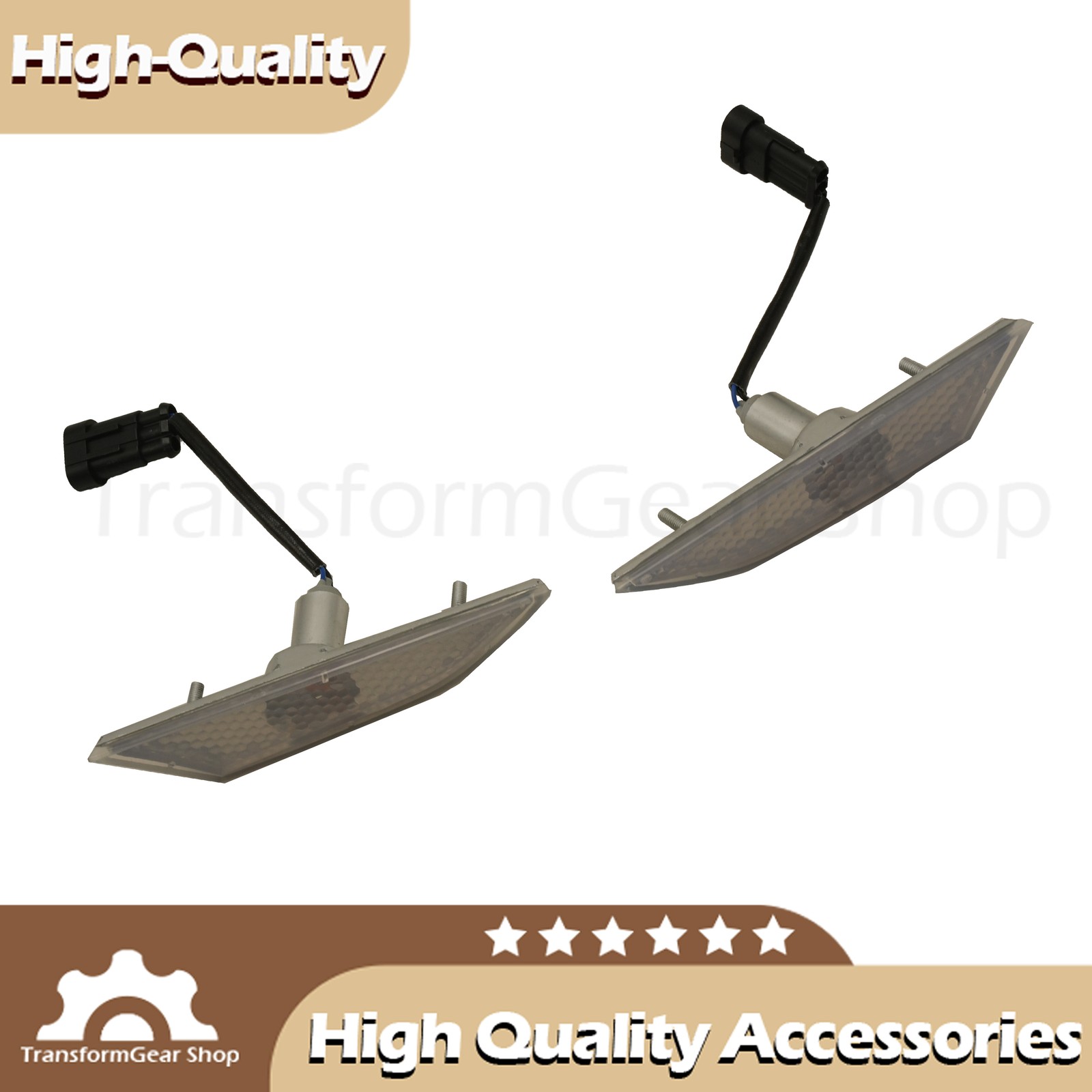 2PCS For Lamborghini Gallardo LP560-4 LP550-2 Front Bumper Side Marker Indicator