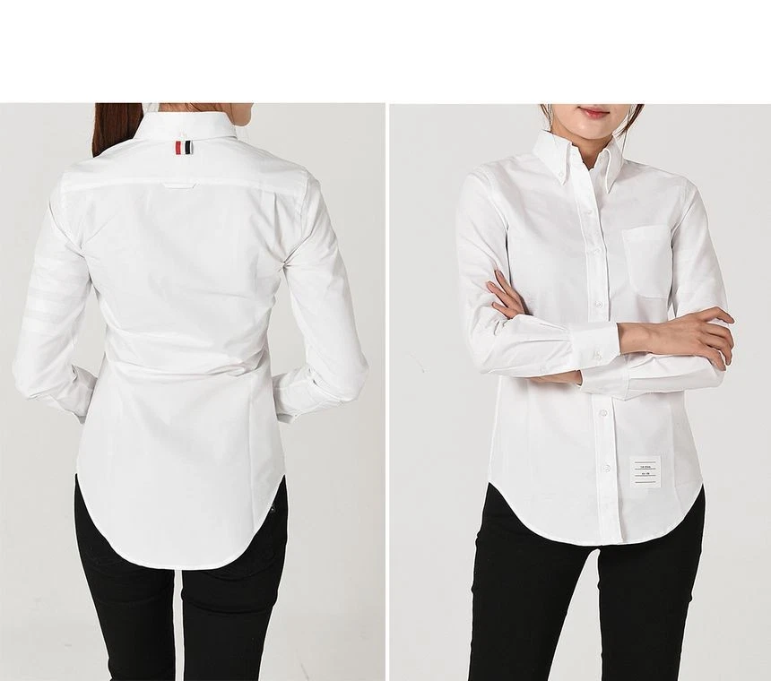 Thom Browne Camicia da donna diagonale (bianco) 60273465