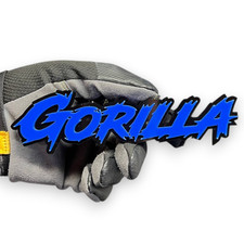 Custom Text Gorilla 3d Car Emblem Multicolor Acrylic Car Badge 1pc