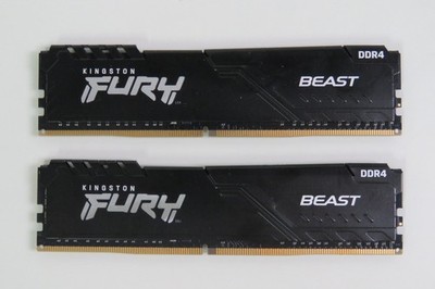 Kingston Fury Beast - 16GB (2x8) - DDR4-3200 MHz CL17 - RAM-DIMM - Schwarz