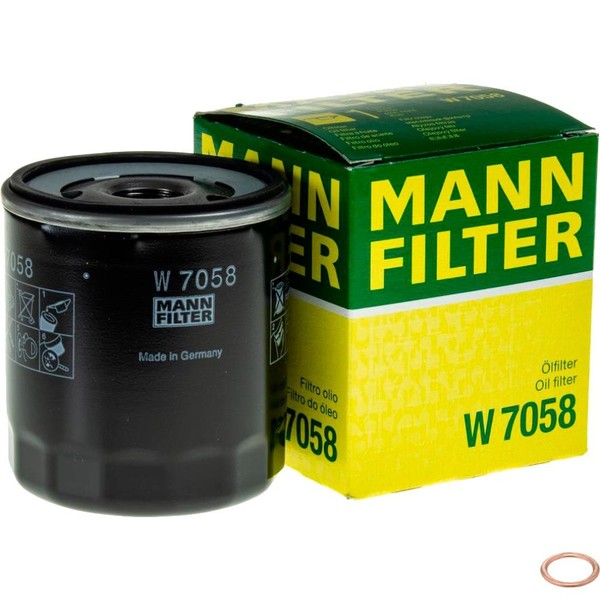 Mann ÖLfilter Mit Dichtring FüR Opel Crossland X 1.2 Grandland Mokka Peugeot-image