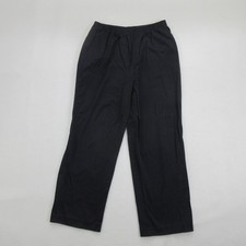 Alfred Dunner Women's Pants 12 Black Elastic Waist Pull On Straight Leg Casual