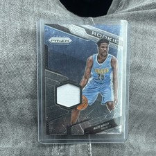 Panini 2016-17 Prizm Malik Beasley Denver Nuggets #17 Rookie Memorabilia Card. rookie card picture