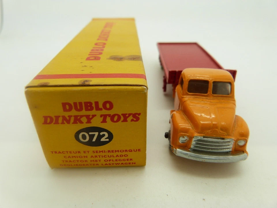 Dinky Dublo 072 Bedford Articulated Flat Truck in original box - Image 3 of 4