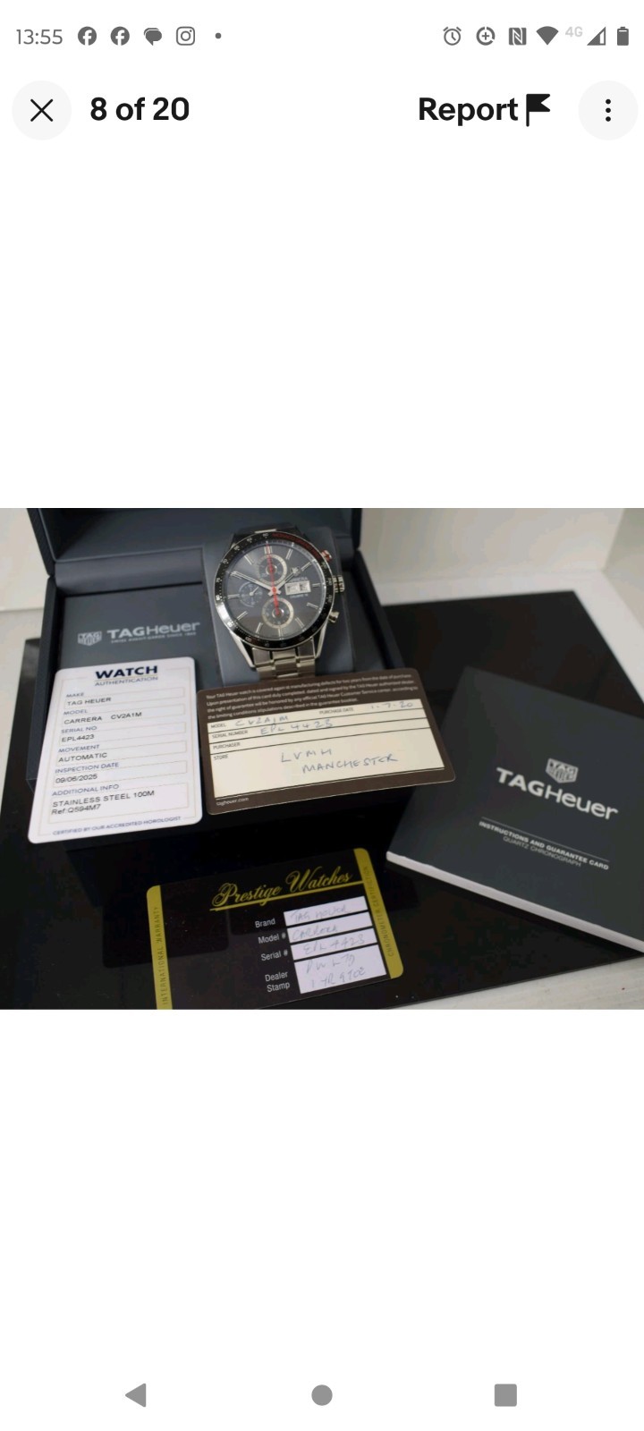 2020 tag heuer carrera  monaco Grand Prix limited edition 