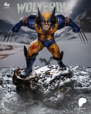 Wolverine Marvel X-Men Savage Berserker Snow-Bound Statue Pre-Order